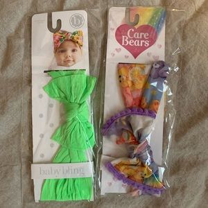 Set of 2 Baby Bling Bows Headbands